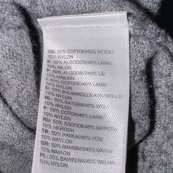 The North Face Mt. Tam 1/4 Zip Sweater Men's Pullover Wool Blend - Picture 4 of 6